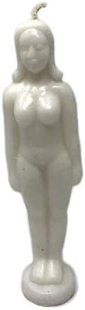 White – Female Shape - Spellcasting Candle – Wicca - Hoodoo