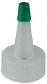 Natural Farms 4 oz Clear Cosmo BPA FREE Bottles - 8 Pack Empty Refillable Containers - Essential Oils - Hair - Aromatherapy | Natural Yorker Cap with green tip - Made in the USA