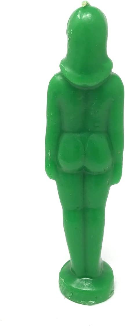 Green – Female Shape - Spellcasting Candle – Wicca - Hoodoo