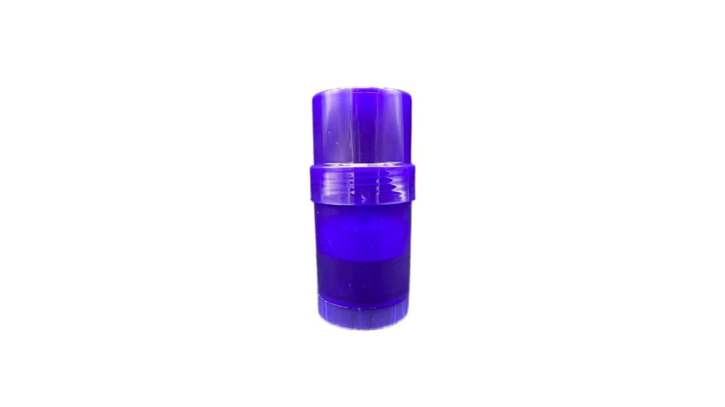 Blue Round Deodorant Container - Empty - .75 Ounce - Twist-Up Refillable Plastic Tube for Deodorants - Cosmetic Crafts - Pack of 3 – Travel Mini- By Natural Farms