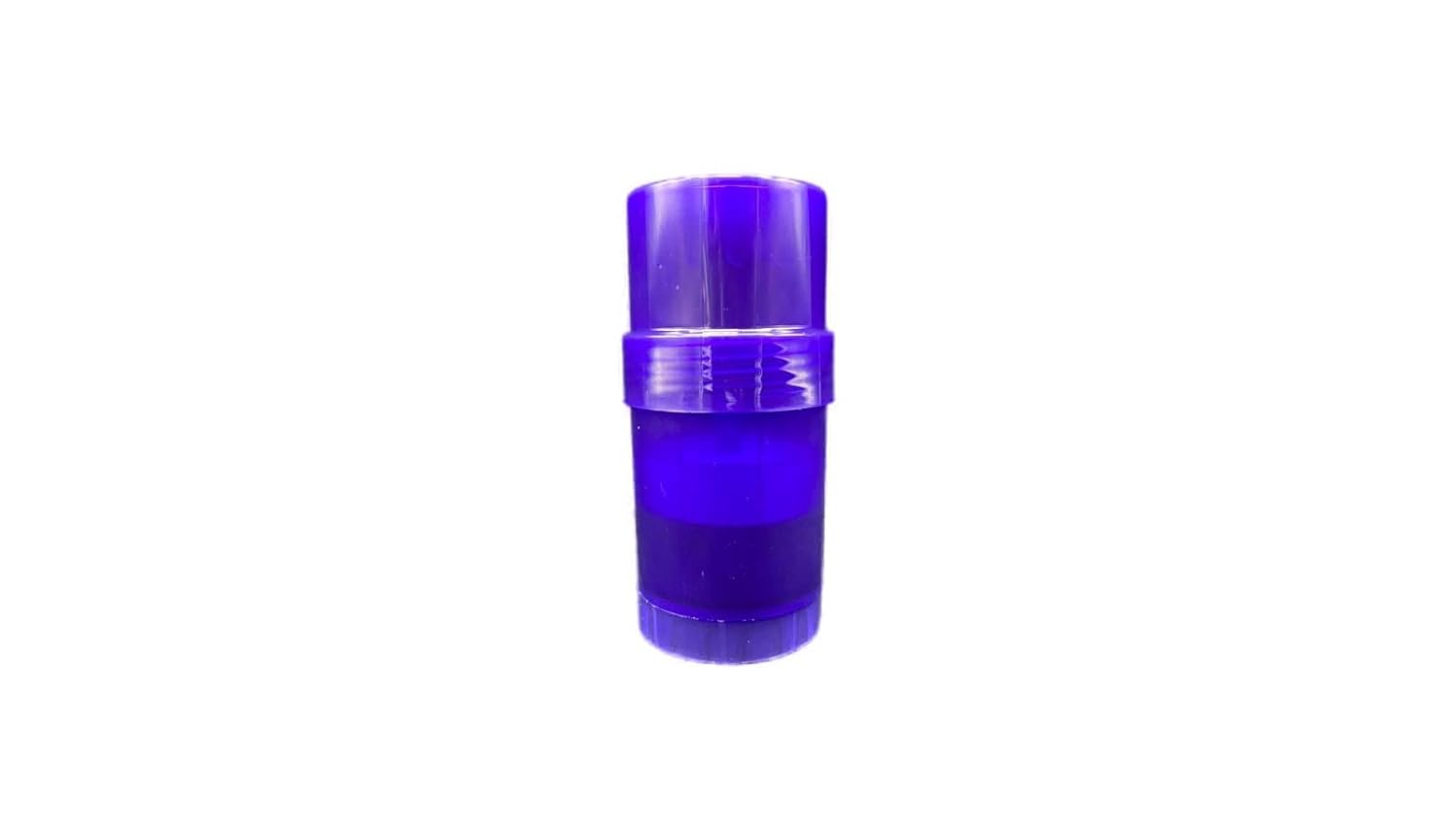 Blue Round Deodorant Container - Empty - .75 Ounce - Twist-Up Refillable Plastic Tube for Deodorants - Cosmetic Crafts - Pack of 3 – Travel Mini- By Natural Farms