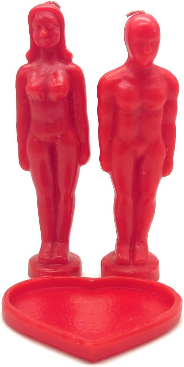 Red – Face to Face or Separation Shape kit - Spellcasting Candle – Wicca - Hoodoo-by Natural Farms