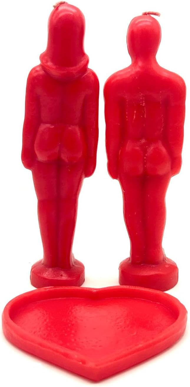 Red – Face to Face or Separation Shape kit - Spellcasting Candle – Wicca - Hoodoo-by Natural Farms