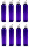 Natural Farms 4 oz Purple Cosmo BPA FREE Bottles - 8 Pack Empty Refillable Containers - Essential Oils - Hair - Aromatherapy | White Spout Cap - Made in the USA